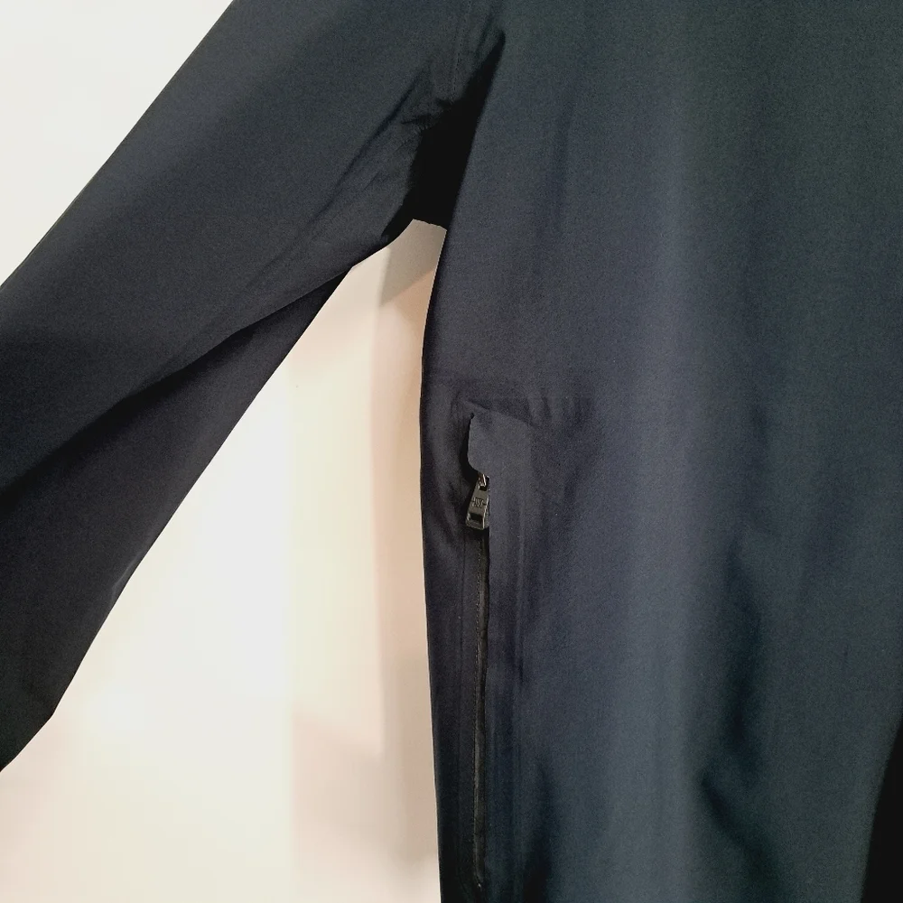 Andrew Marc Navy Blue Waterproof Lightweight Wind Resistant Hooded Jacket XXL‎